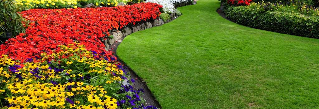 Landscaping flower beds